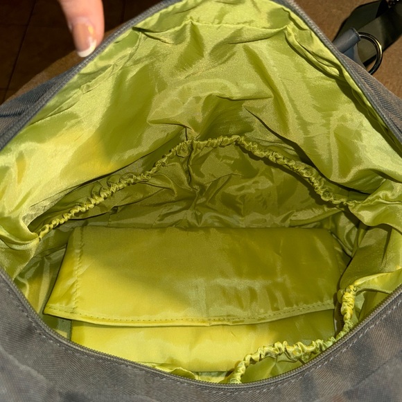 JJ Cole lime green and Gray Baby Bag - Picture 9 of 10